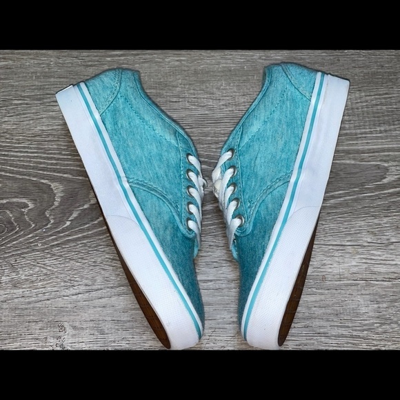Vans classic turquoise women’s sneakers - Picture 5 of 6
